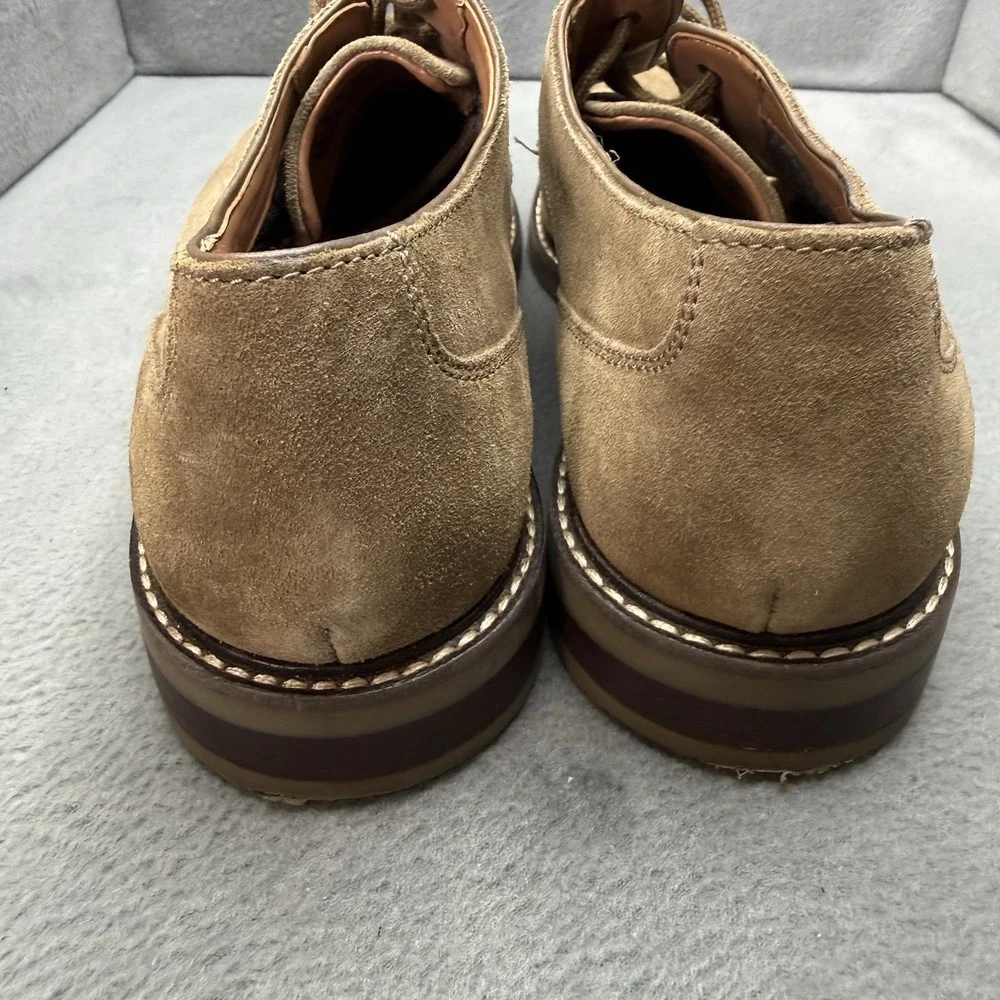 Clarks Collection Men's 10 M Olive Suede Lace Up Plain Toe Casual Shoes